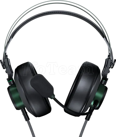 Photo de Casque Gamer filaire Cougar VM410 (Noir/Vert)