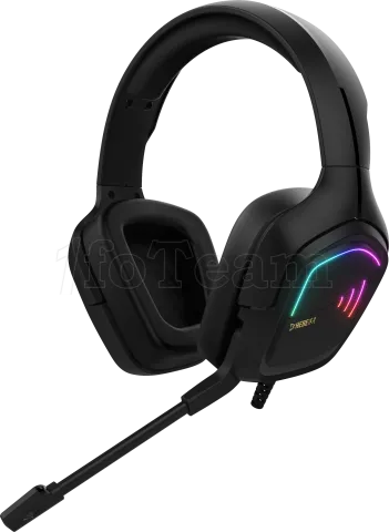 Photo de Casque Gamer filaire Gamdias Hebe E2 RGB (Noir)