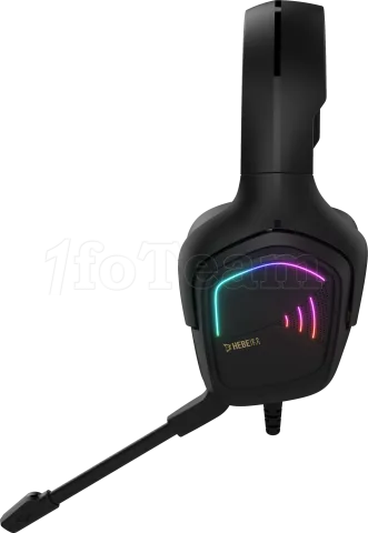 Photo de Casque Gamer filaire Gamdias Hebe E2 RGB (Noir)