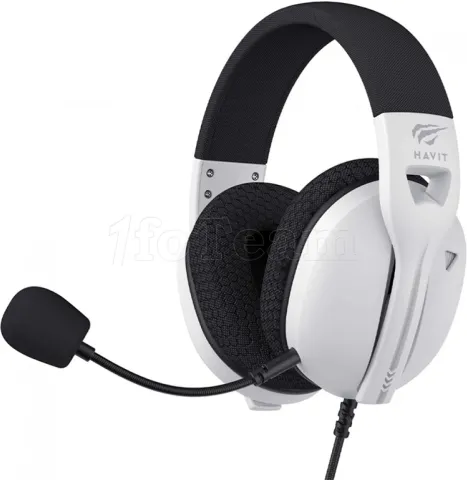 Photo de Casque Gamer filaire Havit Fuxi H5d (Blanc)