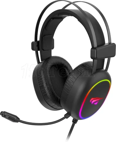 Photo de Casque Gamer filaire Havit H2016D RGB (Noir)