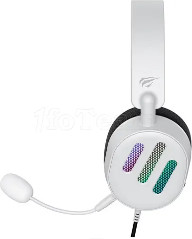 Photo de Casque Gamer filaire Havit H2038U RGB (Blanc)