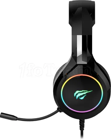 Photo de Casque Gamer filaire Havit H2232d RGB (Noir)