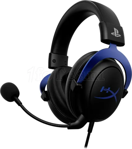 Photo de Casque Gamer filaire HyperX Cloud (Noir/Bleu)