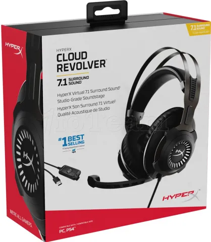 Photo de Casque Gamer filaire HyperX Cloud Revolver (Noir)