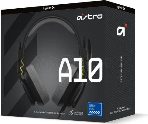 Photo de Casque Gamer filaire Logitech Astro A10 Gen2 (Noir)