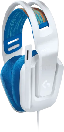 Photo de Casque Gamer filaire Logitech G335 (Blanc/Bleu)