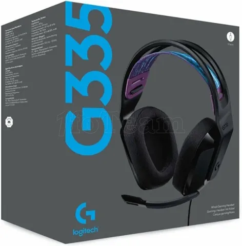 Photo de Casque Gamer filaire Logitech G335 (Noir)