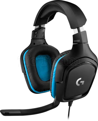 Photo de Casque Gamer filaire Logitech G432 (Noir/Bleu)