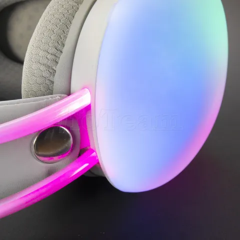 Photo de Casque Gamer filaire Mars Gaming MH-Glow RGB (Rose)