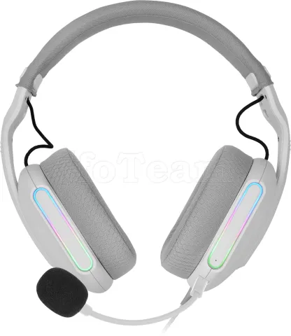 Photo de Casque Gamer filaire Mars Gaming MH-Pro RGB (Blanc)