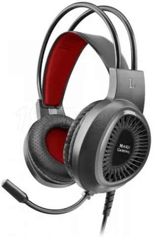 Photo de Casque Gamer filaire Mars Gaming MH120 (Noir/Rouge)