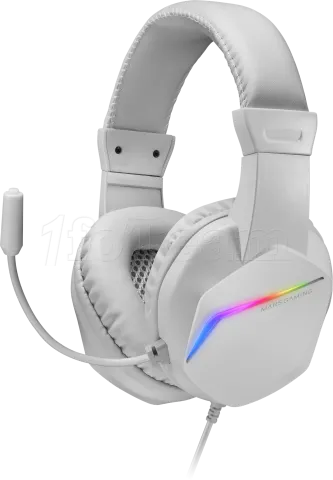 Photo de Casque Gamer filaire Mars Gaming MH122 RGB (Blanc)