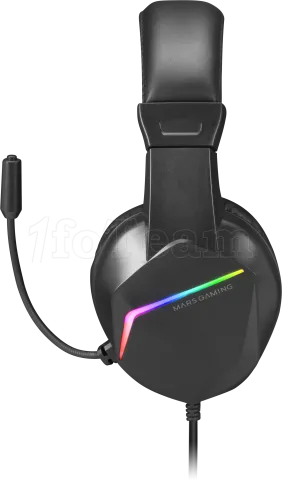 Photo de Casque Gamer filaire Mars Gaming MH122 RGB (Noir)