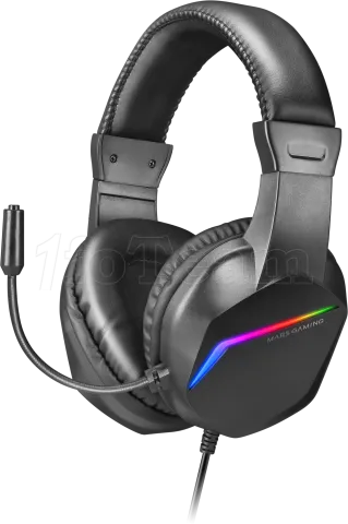 Photo de Casque Gamer filaire Mars Gaming MH122 RGB (Noir)