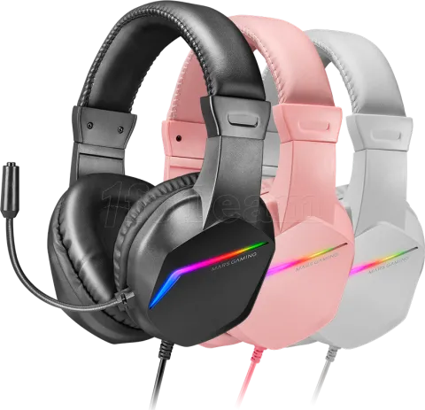 Photo de Casque Gamer filaire Mars Gaming MH122 RGB (Noir)