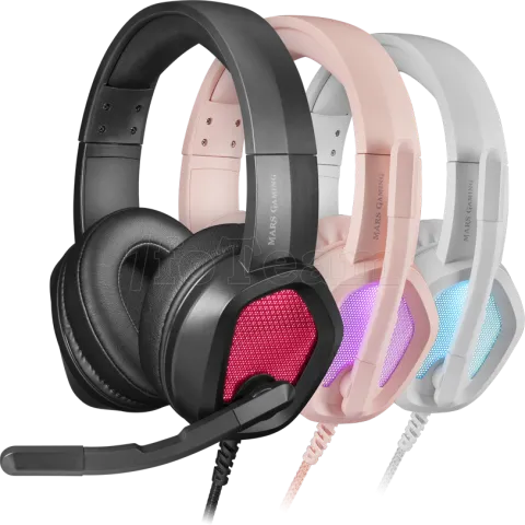 Photo de Casque Gamer filaire Mars Gaming MH320 RGB (Noir)