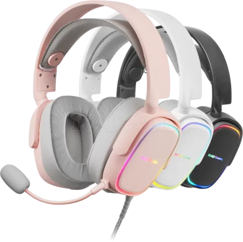 Photo de Casque Gamer filaire Mars Gaming MHAX RGB (Rose)