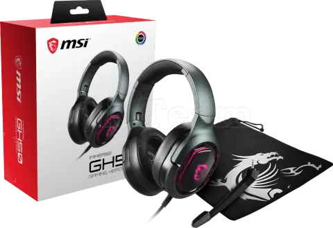 Photo de Casque Gamer filaire MSI Immerse GH50 RGB (Noir)