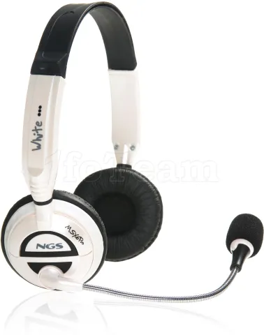 Photo de Casque Gamer filaire NGS MSX6 (Noir/Blanc)