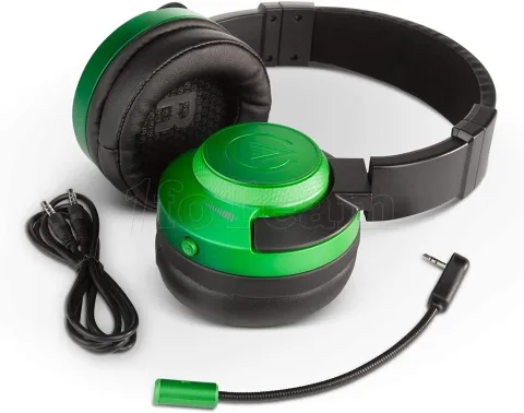 Photo de Casque Gamer filaire PowerA Fusion Emeraude (Noir/Vert)