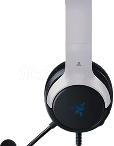 Photo de Casque Gamer filaire Razer Kaira X pour PS5 (Blanc/Noir)