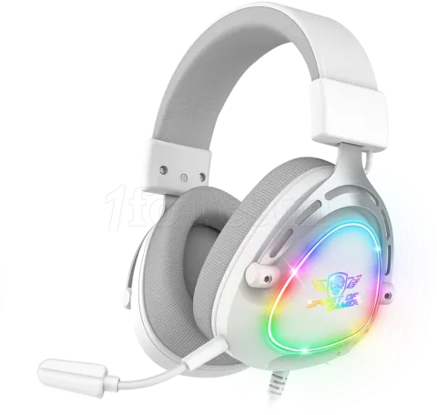 Photo de Casque Gamer filaire Spirit of Gamer Elite H40 RGB (Blanc)