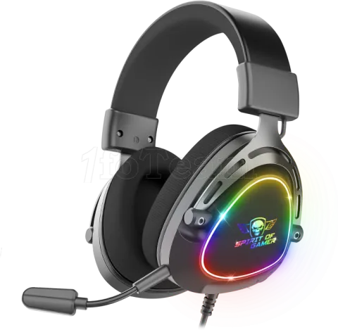 Photo de Casque Gamer filaire Spirit of Gamer Elite H40 RGB (Noir)