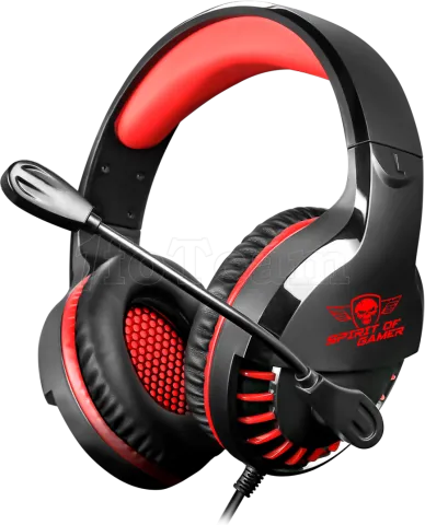 Photo de Casque Gamer filaire Spirit of Gamer Pro-H3 (Noir/Rouge)