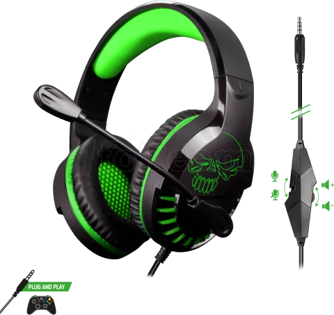 Photo de Casque Gamer filaire Spirit of Gamer Pro H3 Xbox Edition (Noir/Vert)