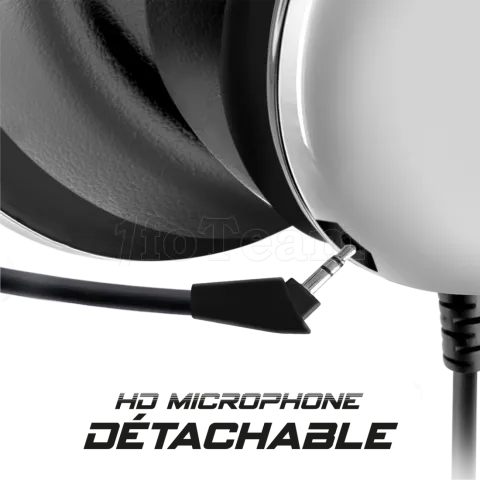 Photo de Casque Gamer filaire Spirit Of Gamer Xpert H700 RGB (Noir/Blanc)