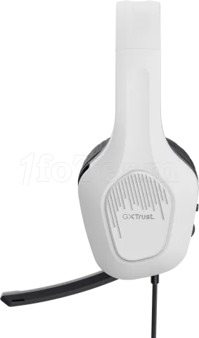 Photo de Casque Gamer filaire Trust GXT 415 Zirox (Blanc)