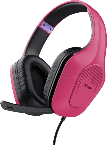 Photo de Casque Gamer filaire Trust GXT 415 Zirox (Rose)