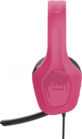 Photo de Casque Gamer filaire Trust GXT 415 Zirox (Rose)