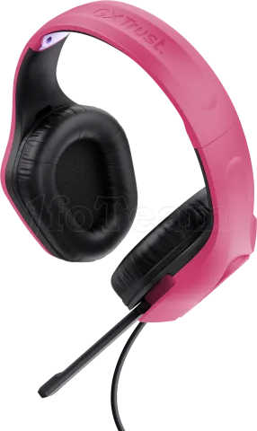 Photo de Casque Gamer filaire Trust GXT 415 Zirox (Rose)