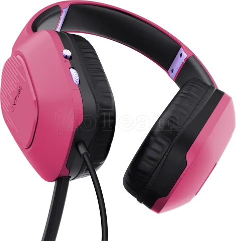 Photo de Casque Gamer filaire Trust GXT 415 Zirox (Rose)