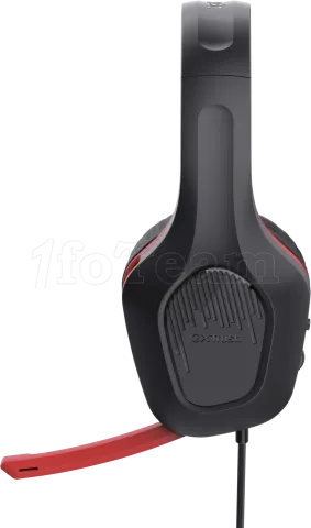 Photo de Casque Gamer filaire Trust GXT 415S Zirox (Noir/Rouge)