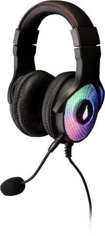 Photo de Casque Gamer filaire Verbatim SureFire Harrier 360 RGB (Noir)