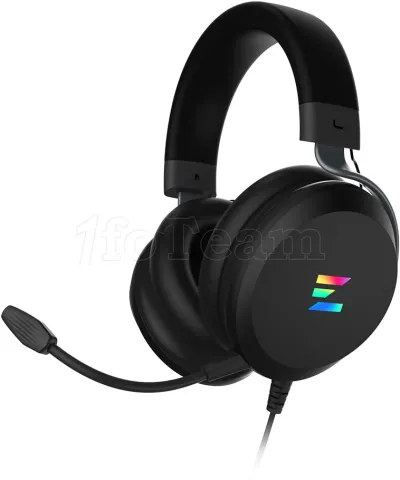 Photo de Casque Gamer filaire Zalman HPS610 RGB (Noir)