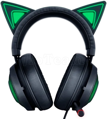 Photo de Casque Gamer Razer Kraken Kitty (Noir/Vert)