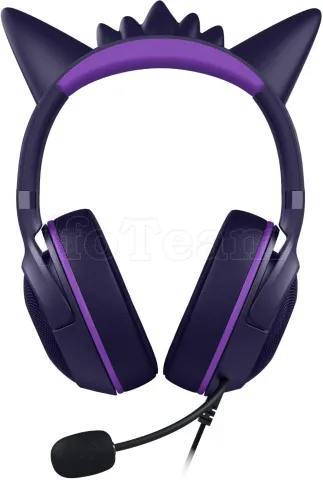 Photo de Casque Gamer Razer Kraken Kitty V2 Pokemon Gengar (Violet)