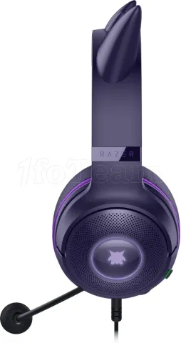 Photo de Casque Gamer Razer Kraken Kitty V2 Pokemon Gengar (Violet)