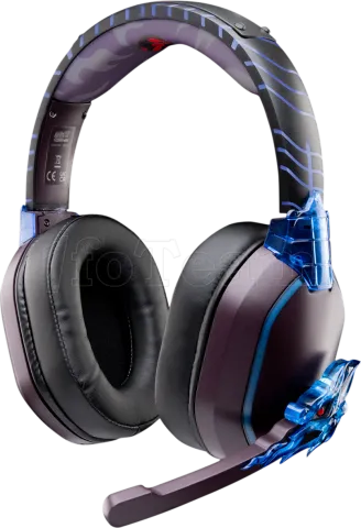 Photo de Casque Gamer sans fil Bluetooth Lexip Tsume Naruto Shippuden Madara Destruction (Violet)