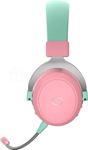Photo de Casque Gamer sans fil Cooler Master CH351 (Rose/Vert)