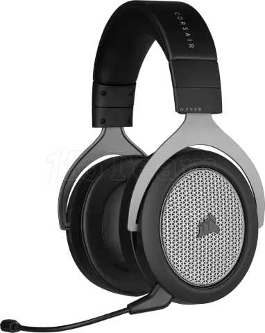 Photo de Casque Gamer sans fil Corsair HS75 XB (Noir/Argent)