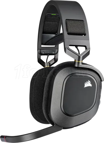 Photo de Casque Gamer sans fil Corsair HS80 RGB (Noir)