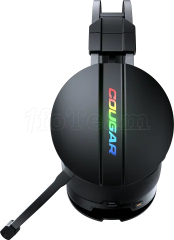 Photo de Casque Gamer sans fil Cougar Omnes Essential RGB (Noir)