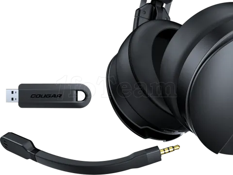 Photo de Casque Gamer sans fil Cougar Omnes Essential RGB (Noir)