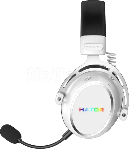 Photo de Casque Gamer sans fil Hator Hypergang 3 (Blanc)