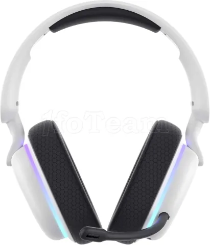 Photo de Casque Gamer sans fil Havit Fuxi H7 RGB (Blanc)